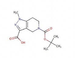 5-(tert-butoxycarbonyl)-1-methyl-4,5,6,7-tetrahydro-1H-pyrazolo[4,3-c]pyridine-3-carboxylic acid