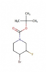 tert-butyl 4-bromo-3-fluoropiperidine-1-carboxylate