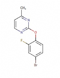 2-(4-bromo-2-fluorophenoxy)-4-methylpyrimidine