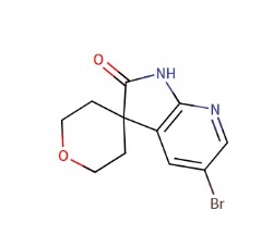 5'-bromo-2,3,5,6-tetrahydrospiro[pyran-4,3'-pyrrolo[2,3-b]pyridin]-2'(1'H)-one