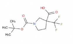 1-(tert-butoxycarbonyl)-3-(trifluoromethyl)pyrrolidine-3-carboxylic acid