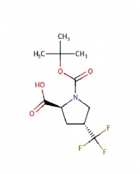 (2S,4R)-1-(tert-butoxycarbonyl)-4-(trifluoromethyl)pyrrolidine-2-carboxylic acid