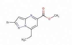 methyl 2-bromo-7-ethylpyrazolo[1,5-a]pyrimidine-5-carboxylate