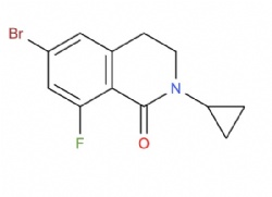 6-bromo-2-cyclopropyl-8-fluoro-3,4-dihydroisoquinolin-1(2H)-one