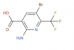 2-amino-5-bromo-6-(trifluoromethyl)nicotinic acid