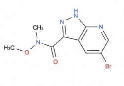 5-bromo-N-methoxy-N-methyl-1H-pyrazolo[3,4-b]pyridine-3-carboxamide