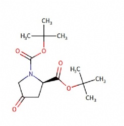 di-tert-butyl (R)-4-oxopyrrolidine-1,2-dicarboxylate
