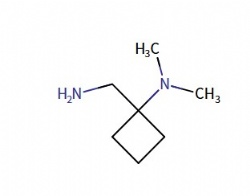 1-(aminomethyl)-N,N-dimethylcyclobutan-1-amine