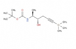 tert-butyl N-[(2S,3S)-3-hydroxy-6-trimethylsilylhex-5-yn-2-yl]carbamate