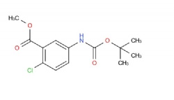 methyl 5-((tert-butoxycarbonyl)amino)-2-chlorobenzoate