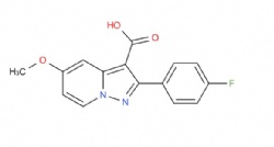 2-(4-fluorophenyl)-5-methoxypyrazolo[1,5-a]pyridine-3-carboxylic acid
