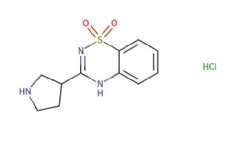 3-(pyrrolidin-3-yl)-4H-benzo[e][1,2,4]thiadiazine 1,1-dioxide hydrochloride