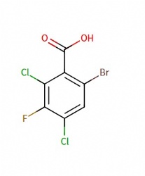 6-bromo-2,4-dichloro-3-fluorobenzoic acid