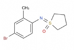 1-((4-bromo-2-methylphenyl)imino)tetrahydro-1H-1lambda6-thiophene 1-oxide