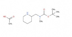 tert-butyl methyl(piperidin-2-ylmethyl)carbamate acetate