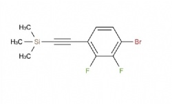 ((4-bromo-2,3-difluorophenyl)ethynyl)trimethylsilane