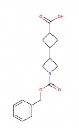 3-(1-((benzyloxy)carbonyl)azetidin-3-yl)cyclobutane-1-carboxylic acid