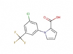 1-(3-chloro-5-(trifluoromethyl)phenyl)-1H-pyrrole-2-carboxylic acid