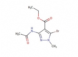 ethyl 3-acetamido-5-bromo-1-methyl-1H-pyrazole-4-carboxylate