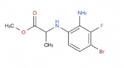 methyl (2-amino-4-bromo-3-fluorophenyl)alaninate