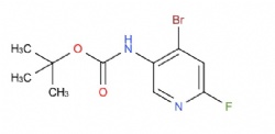 tert-butyl N-(4-bromo-6-fluoro-3-pyridyl)carbamate