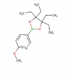 Pyridine, 2-methoxy-5-(4,4,5,5-tetraethyl-1,3,2-dioxaborolan-2-yl)-