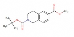 3,4-Dihydro-1H-isoquinoline-2.6-dicarboxylic acid 2-tert-butyl ester-6-methyl ester