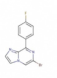 6-bromo-8-(4-fluorophenyl)imidazo[1,2-a]pyrazine