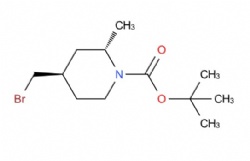 tert-butyl (2S,4R)-4-(bromomethyl)-2-methylpiperidine-1-carboxylate
