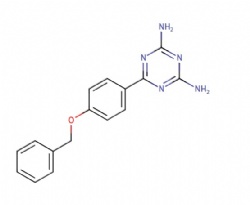 6-(4-(benzyloxy)phenyl)-1,3,5-triazine-2,4-diamine