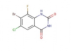 7-Bromo-6-chloro-8-fluoroquinazoline-2,4(1H,3H)-dione