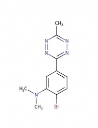 2-bromo-N,N-dimethyl-5-(6-methyl-1,2,4,5-tetrazin-3-yl)aniline