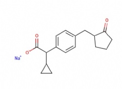 sodium 2-cyclopropyl-2-(4-((2-oxocyclopentyl)methyl)phenyl)acetate