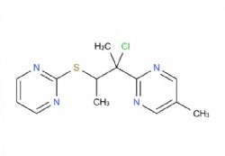 2-(2-chloro-3-(pyrimidin-2-ylthio)butan-2-yl)-5-methylpyrimidine