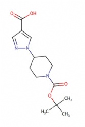 1-(1-(tert-butoxycarbonyl)piperidin-4-yl)-1H-pyrazole-4-carboxylic acid