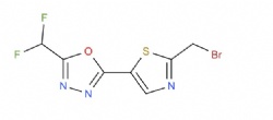 2-(2-(bromomethyl)thiazol-5-yl)-5-(difluoromethyl)-1,3,4-oxadiazole