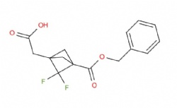 2-(3-((benzyloxy)carbonyl)-2,2-difluorobicyclo[1.1.1]pentan-1-yl)acetic acid