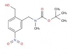 tert-butyl (2-(hydroxymethyl)-5-nitrobenzyl)(methyl)carbamate