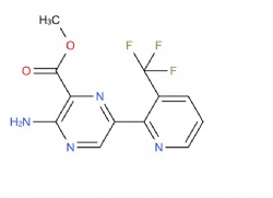 methyl 3-amino-6-(3-(trifluoromethyl)pyridin-2-yl)pyrazine-2-carboxylate