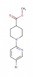 methyl 1-(5-bromopyridin-2-yl)piperidine-4-carboxylate