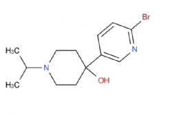 4-(6-bromopyridin-3-yl)-1-isopropylpiperidin-4-ol