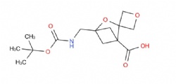 4-(((tert-butoxycarbonyl)amino)methyl)-3-oxaspiro[bicyclo[2.1.1]hexane-2,3'-oxetane]-1-carboxylic acid