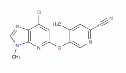 5-((7-chloro-3-methyl-3H-imidazo[4,5-b]pyridin-5-yl)oxy)-4-methylpicolinonitrile