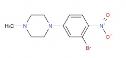 1-(3-bromo-4-nitrophenyl)-4-methylpiperazine