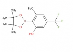 3-methyl-2-(4,4,5,5-tetramethyl-1,3,2-dioxaborolan-2-yl)-5-(trifluoromethyl)phenol