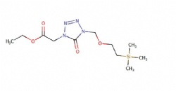 ethyl 2-(5-oxo-4-((2-(trimethylsilyl)ethoxy)methyl)-4,5-dihydro-1H-tetrazol-1-yl)acetate
