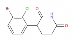 3-(3-bromo-2-chlorophenyl)piperidine-2,6-dione