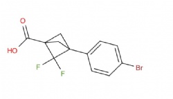 3-(4-bromophenyl)-2,2-difluorobicyclo[1.1.1]pentane-1-carboxylic acid