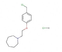 1-(2-(4-(chloromethyl)phenoxy)ethyl)azepane hydrochloride