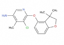 5-chloro-6-((3,3-dimethyl-2,3-dihydrobenzofuran-4-yl)oxy)-4-methylpyridin-3-amine